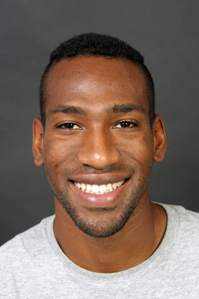 Handsome Black Man, Headshot (1) — Stock Photo, Image