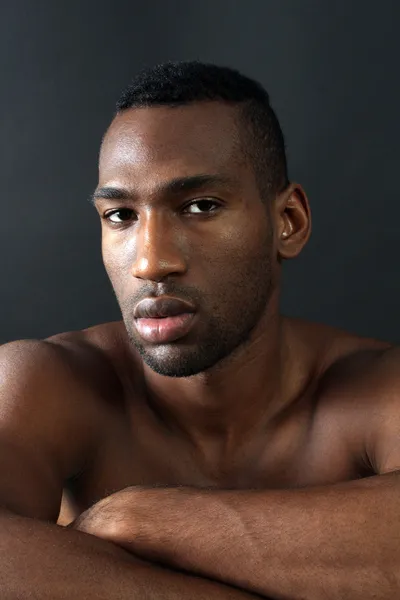 Handsome Black Man, Headshot (3) — Stok Foto