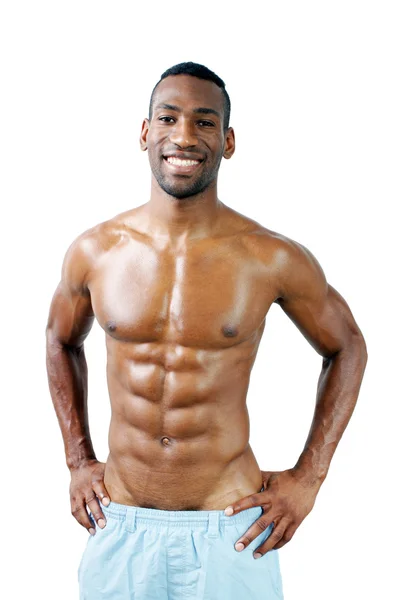 Handsome Muscular Black Man (13) — Stock Photo, Image