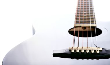 bir gitar dizeleri.