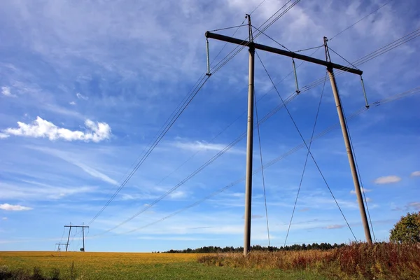 The high-voltage power line — Stock Photo, Image
