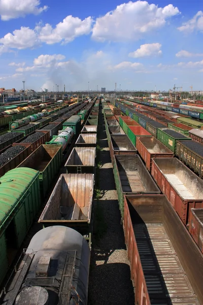 Rail freight trains — Stock Photo, Image