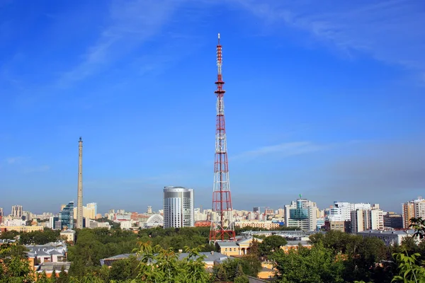 Blick auf die Stadt yekaterinburg lizenzfreie Stockfotos
