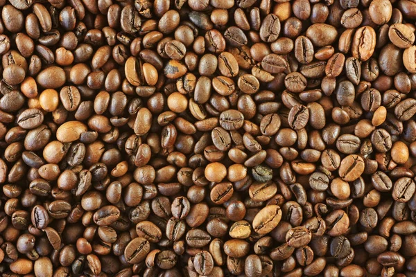 Granos Café Marrón Para Hacer Café — Foto de Stock