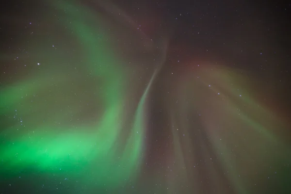 在挪威的北极光 — 图库照片