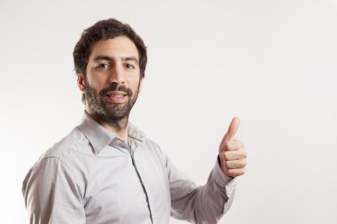 genç adam Yaşasın vazgeçmek