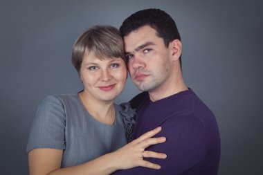 Bir kadın ve erkeğin portresi.