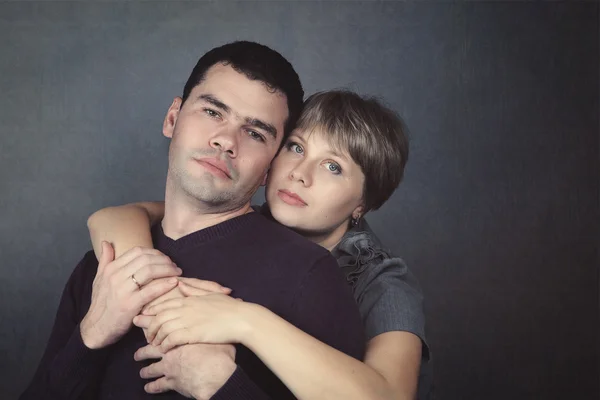 Portrait of a man and woman — Stock Photo, Image