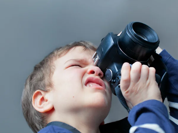 Portrait of young photographer — Stock Photo, Image