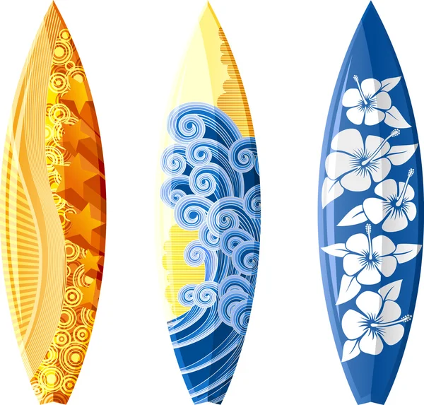 Planche de surf — Image vectorielle