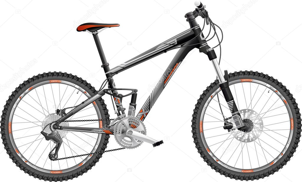 Full suspension mountain bike cheap parts