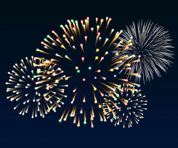 Feux d'artifice — Image vectorielle