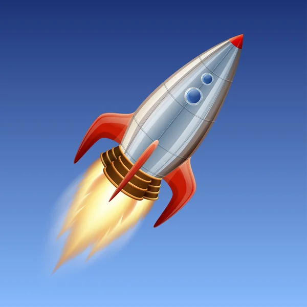Cohete espacial — Vector de stock