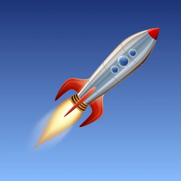 Cohete espacial — Archivo Imágenes Vectoriales