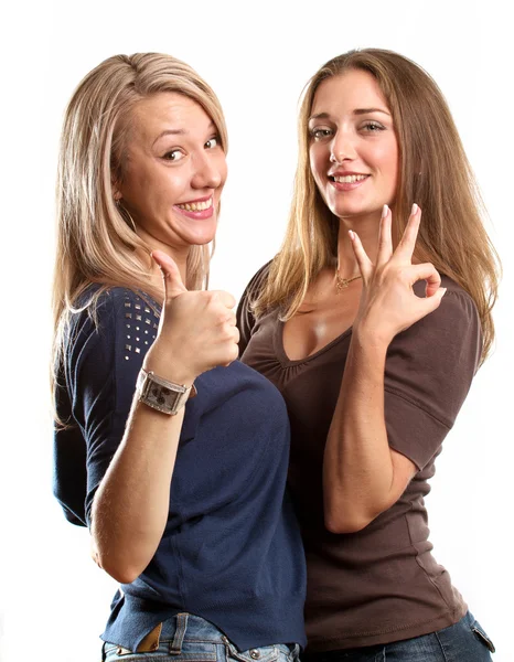 Twee Europese vrouwen — Stockfoto