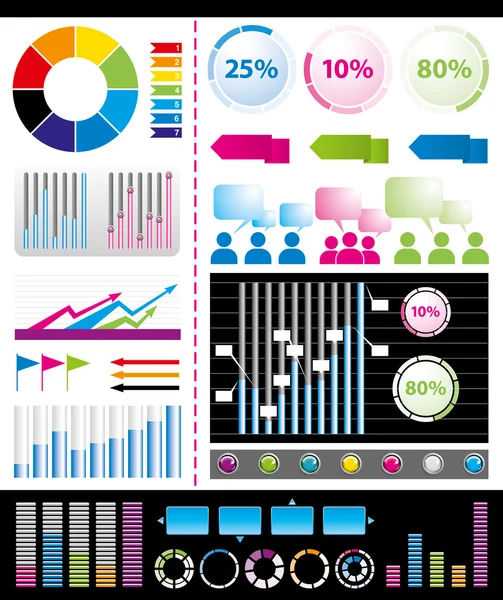 Infografika — Stockový vektor