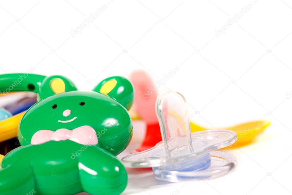 Toys and Baby Dummy Stock Photo by ©leedsn 18837919