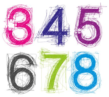 Vecor kalem kroki harfler