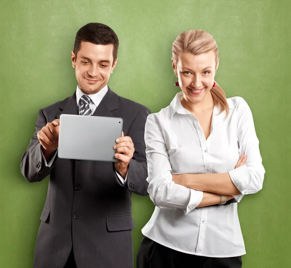 Business Woman and Man — Stock Photo, Image