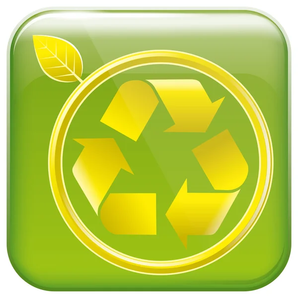 App Icon Reciclagem — Vetor de Stock