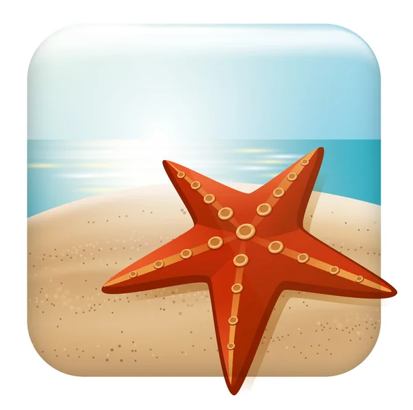 Ícone de viagem App — Vetor de Stock