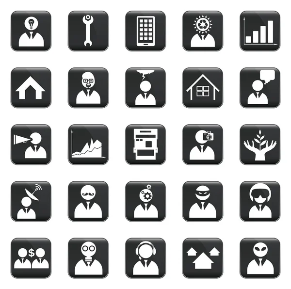 Vector Set Of Icons — Stock Vector