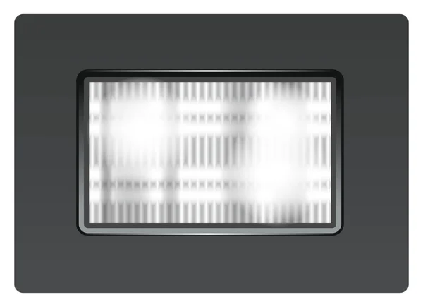 Foto flash luz — Vector de stock