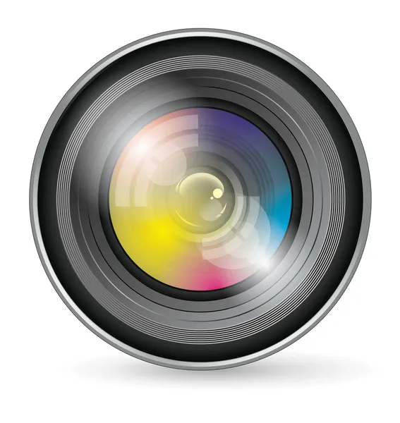 Cameralens pictogram — Stockvector