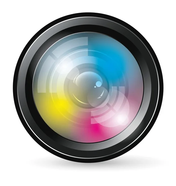 Camera Lens Icon — Stock Vector