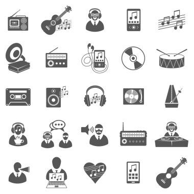 iş gri Icon set