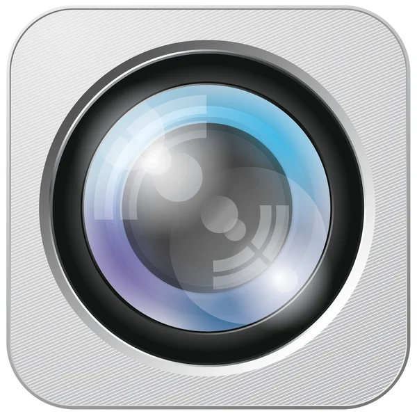 Camera Lens Icon — Stock Vector