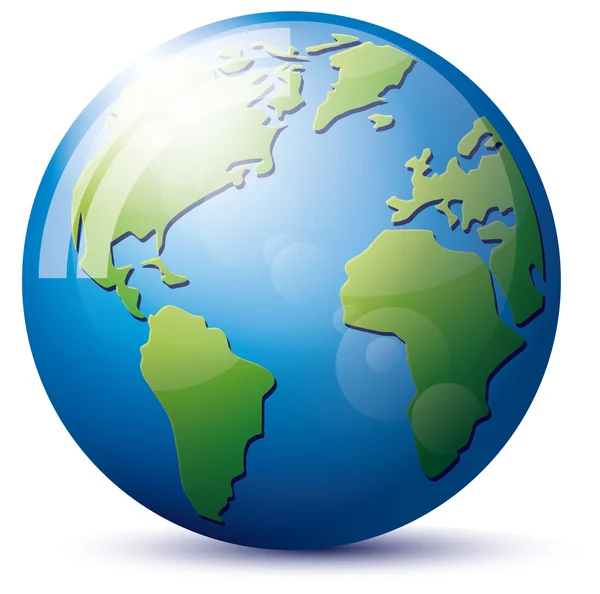 Pictogram earth globe — Stockvector