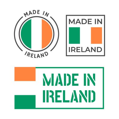 İrlanda ikon setinde üretildi, İrlanda Cumhuriyeti ürün etiketleri