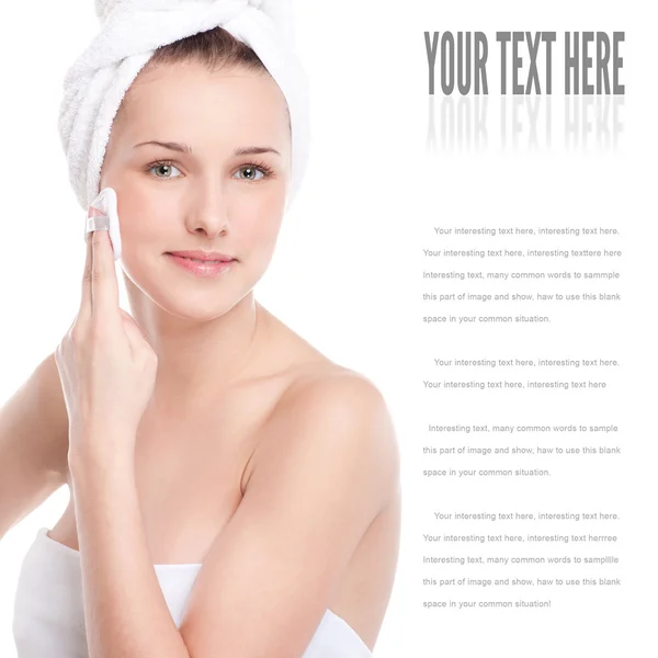 genç kadın sağlığı mükemmel cilt yüz