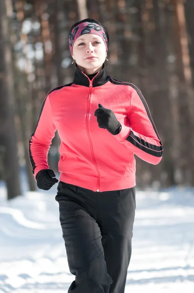 Corrida de Inverno — Fotografia de Stock