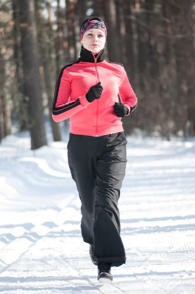 Corrida de Inverno — Fotografia de Stock