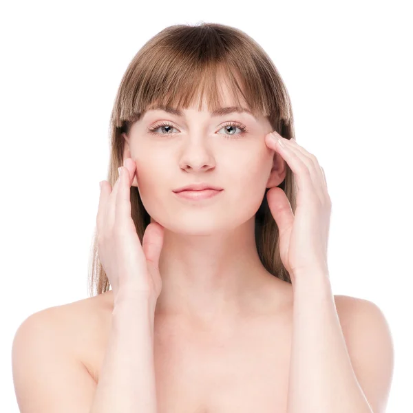 Young woman with perfect health skin — Stock Photo, Image