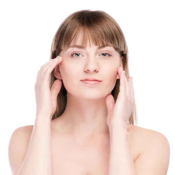 Young woman with perfect health skin — Stock Photo, Image