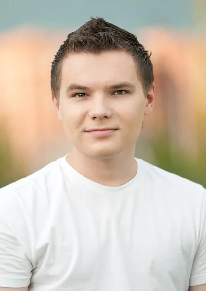 Portrait of young attractive man — Stock Photo, Image