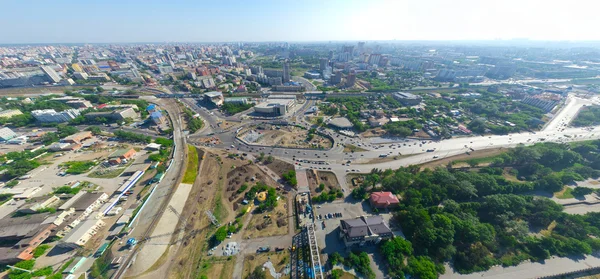 Vista aérea de la ciudad — Foto de Stock