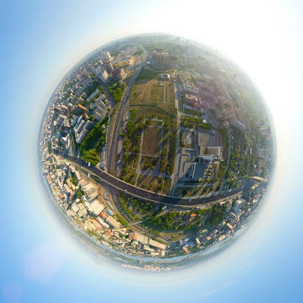 Vista aerea della città — Foto Stock