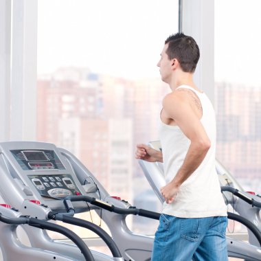 Spor egzersiz, adamım. çalıştırmak.