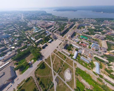 Hava (helikopter havadan Şehir Manzaralı)
