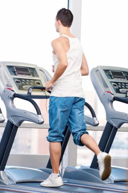 Spor egzersiz, adamım. çalıştırmak.
