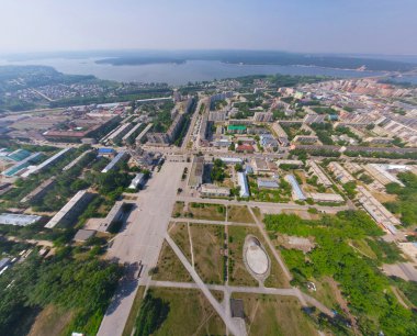 Hava (helikopter havadan Şehir Manzaralı)