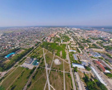 Hava (helikopter havadan Şehir Manzaralı)