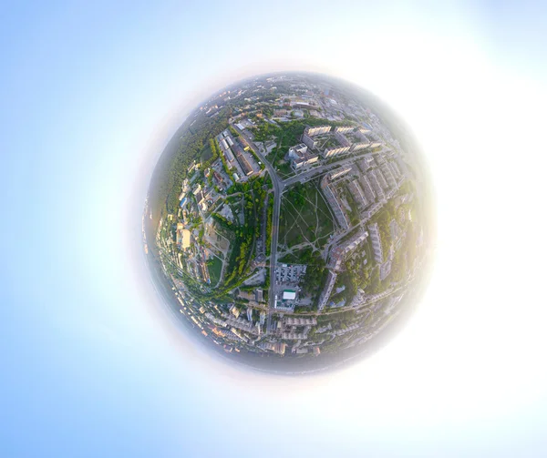 Vista aérea de la ciudad — Foto de Stock