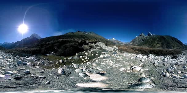 Dingboche Wioski Pheriche Nepalu Podstawowy Punkt Najstarszego Toru Bazowego Ebc — Wideo stockowe