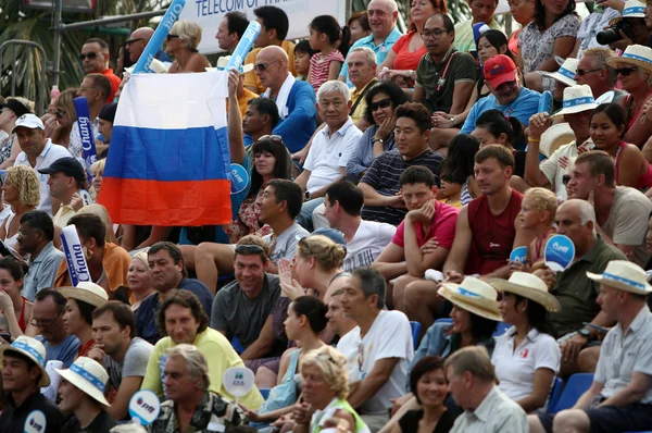 Pattaya, thailand - 3. Februar 2013: maria kirilenko fan beim ptt pattaya open 2013 am 3. Februar 2013 in pattaya, thailand. — Stockfoto