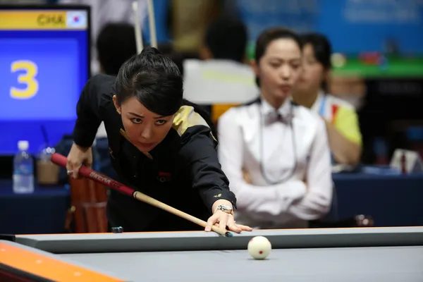PAN Xiaoting billiard player of China — Stock Photo, Image
